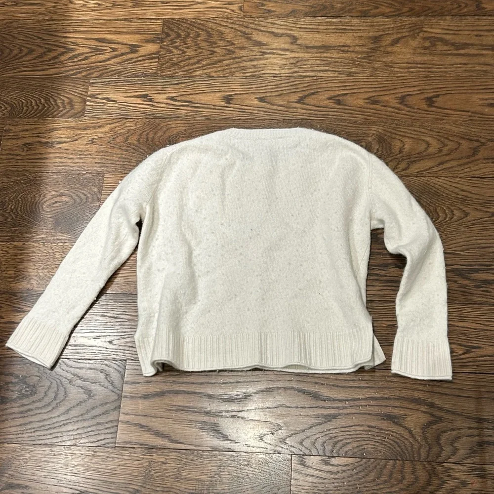Jenni Kayne Ivory Everyday Crewneck Sweater - Picture 7 of 9